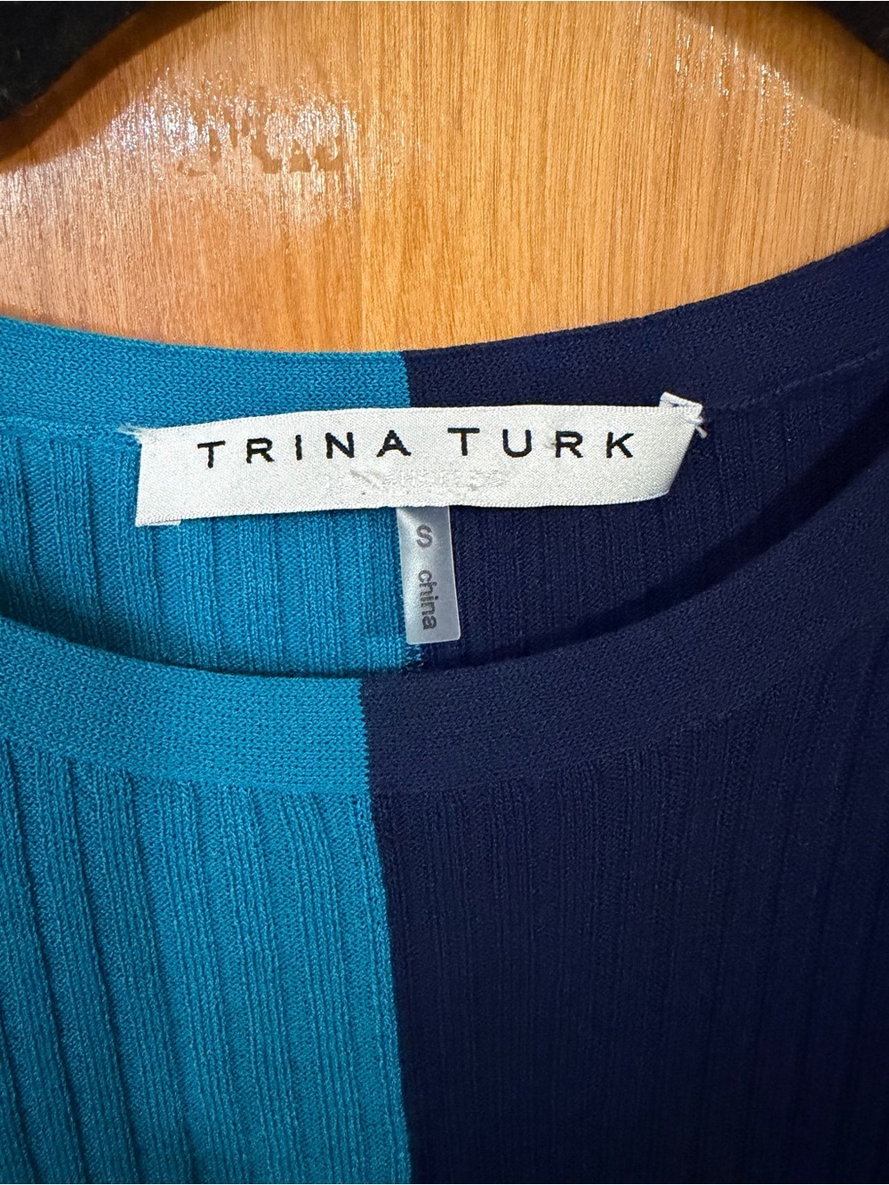 Trina Turk Vivika Colorblock Minidress - Picture 5 of 5